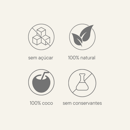 Kit 18 unidades: Água de Coco in Natura EdenCoco® – Coco Verde na Garrafa 300ml